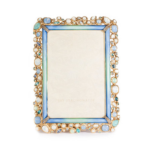 Jay Strongwater Emery Bejeweled 4" x 6" Frame