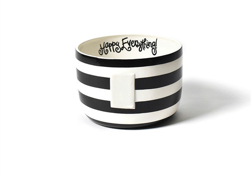 Black Stripe Big Bowl by Happy Everything!