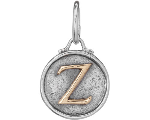 Letter "Z" Chancery Insignia Charm by Waxing Poetic