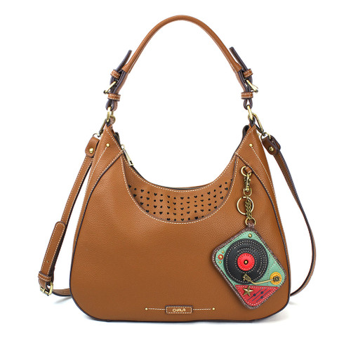 Brown Turntable Sweet Hobo Tote by Chala