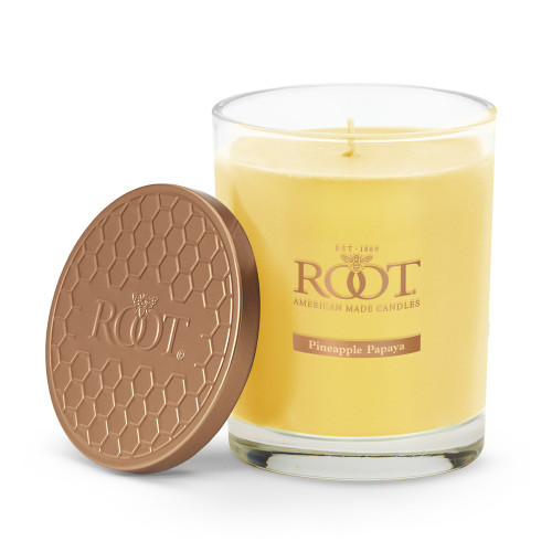 Pineapple Papaya Hive Glass Candle by Root