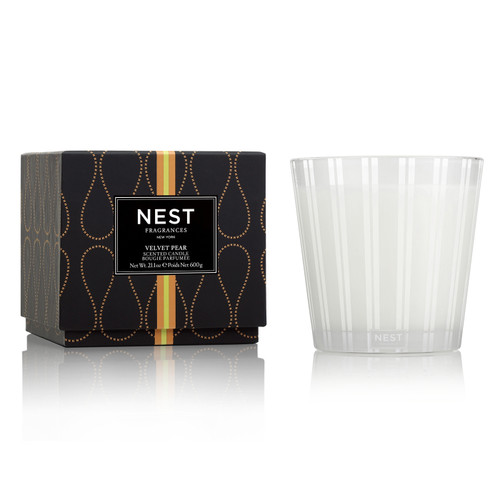 Velvet Pear 3-wick Candle 21.2 oz. by NEST