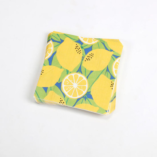 Lemon Lunch Paper 6.5" Napkins by One Hundred 80 Degrees