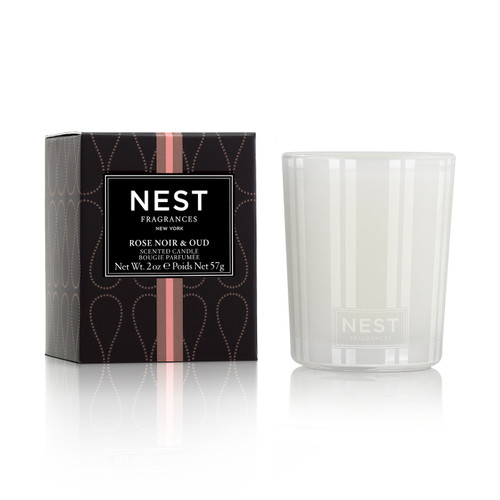 Rose Noir and Oud Votive Candle 2 oz. by NEST