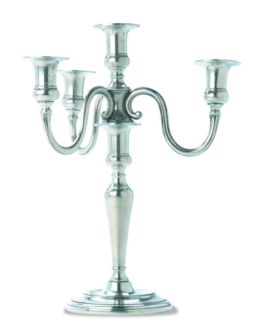 4-Flame Candlebra by Match Pewter