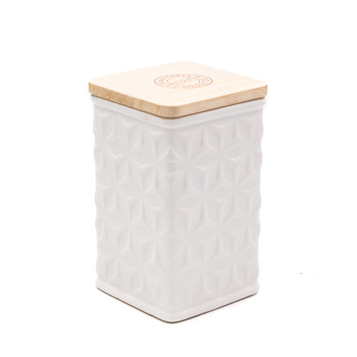 Gingerbread White Collection Square Canister Swan Creek Candle