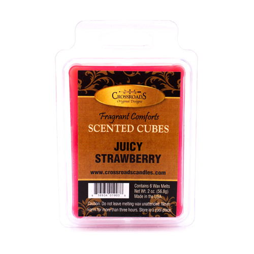 Juicy Strawberry 2oz. Crossroads Scented Cubes