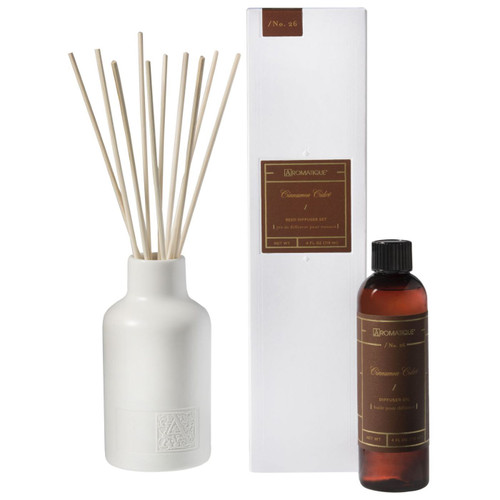 Cinnamon Cider 4 oz. Reed Diffuser Set by Aromatique