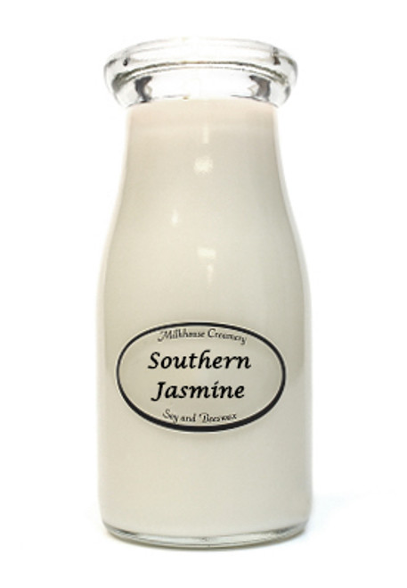 Southern Jasmine 8 oz. Milkbottle Candle by Milkhouse Candle Creamery