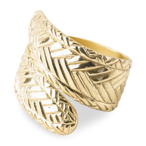 Le Panier Gold Napkin Ring by Juliska
