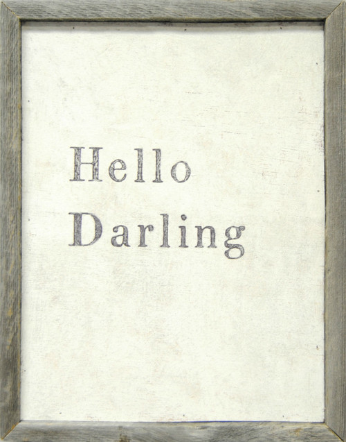 15" x 19" Hello Darling Art Print by Sugarboo Designs
