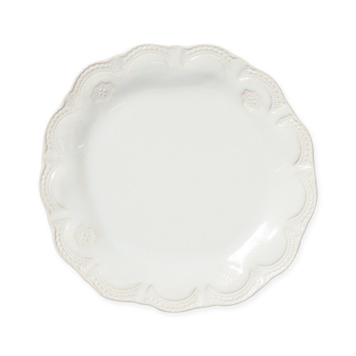 Vietri Incanto Stone Linen Lace Salad Plate