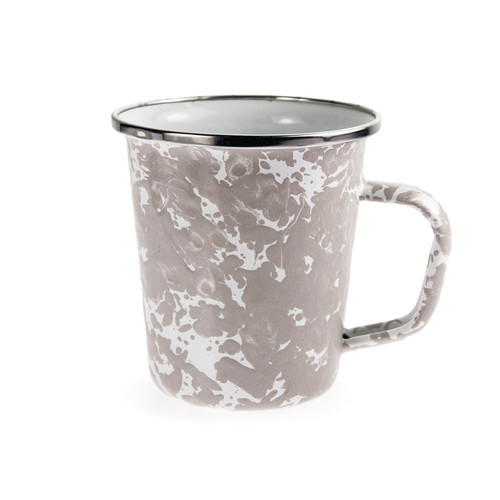 Set of 4 - Taupe 16 oz. Latte Mug by Golden Rabbit
