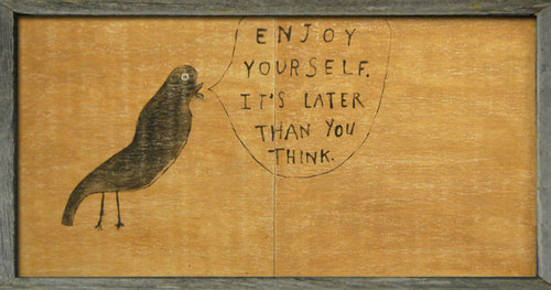 12" x 30" Enjoy Yourself Art Print by Sugarboo Designs