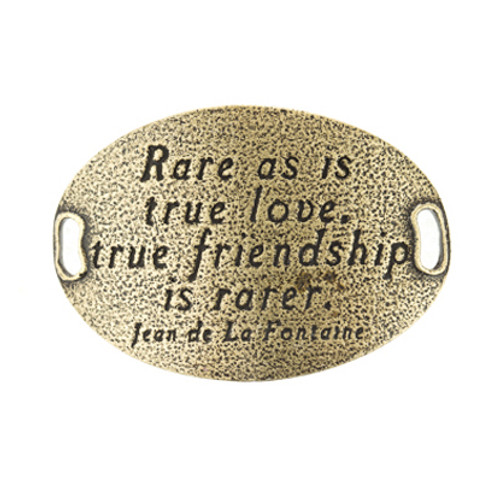True Friendship - Trousseau Brass Sentiment - Lenny & Eva