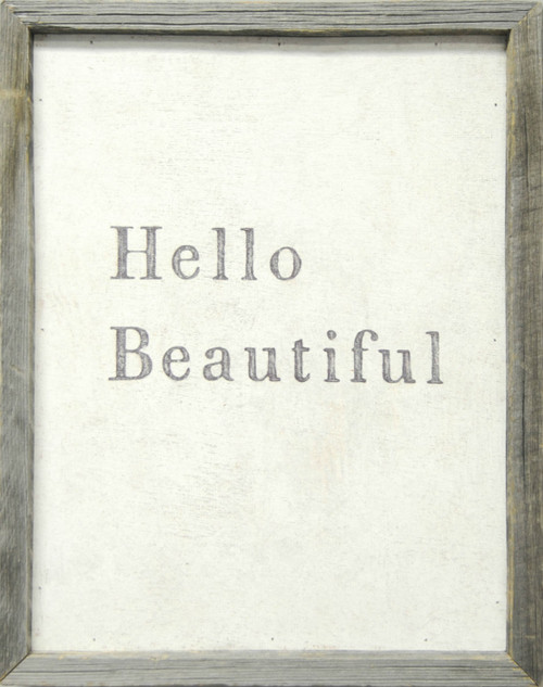 15" x 19" Hello Beautiful Art Print by Sugarboo Designs