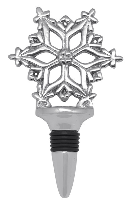 Open Snowflake Bottle Stopper by Mariposa