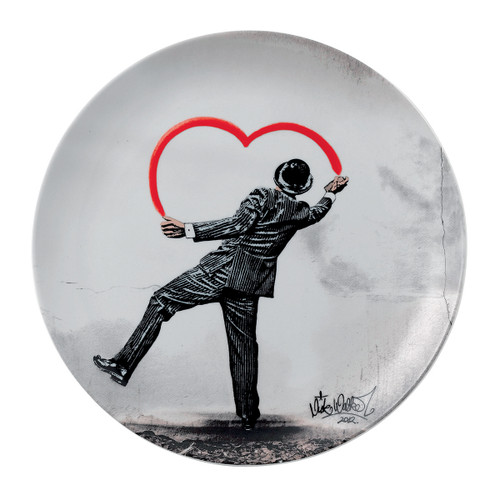 Street Art Nick Walker 10.75" Love Vandal Limited Edition Plate by Royal Doulton