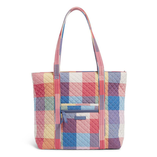 Vera Tote Tropics Plaid by Vera Bradley