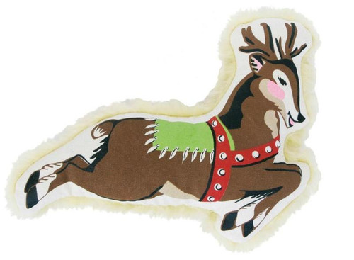 Small Canvas Reindeer Dog Toy by Harry Barker