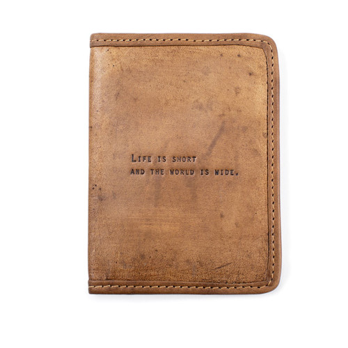 Life is Short Passport Cover by Sugarboo Designs