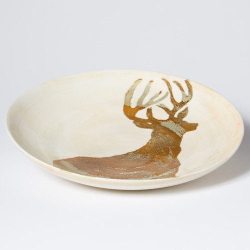 Vietri Foresta Deer Large Bowl