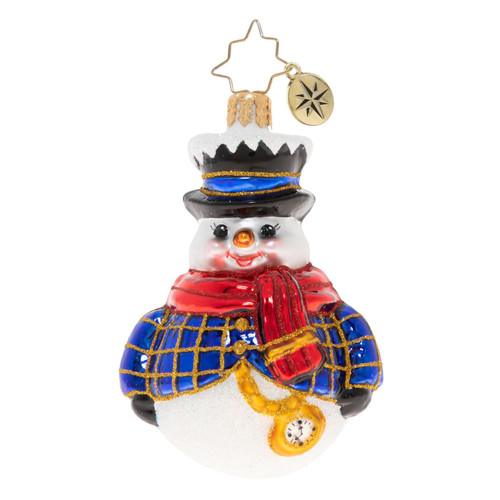 Jolly All A-Round Snowman Little Gems Ornament by Christopher Radko