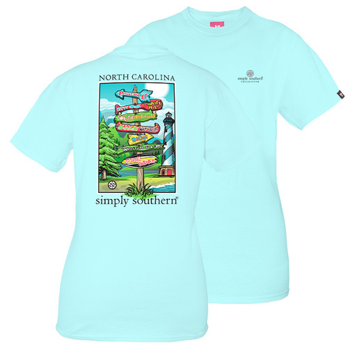 Large North Carolina Short Sleeve State Tee by Simply Southern