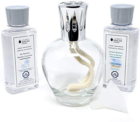 Essential Round Lamp Set with 180 ml (6.08 oz.) So Neutral and 180 ml (6.08 oz.) Ocean Breeze Fragra