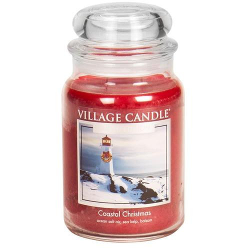 Coastal Christmas 26 oz. Premium Round by Village Candles