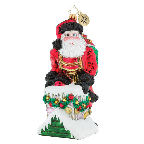 Chilly Chimney Chap Ornament by Christopher Radko