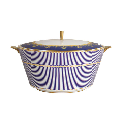 Anthemion Blue Soup Tureen by Wedgwood & Bentley