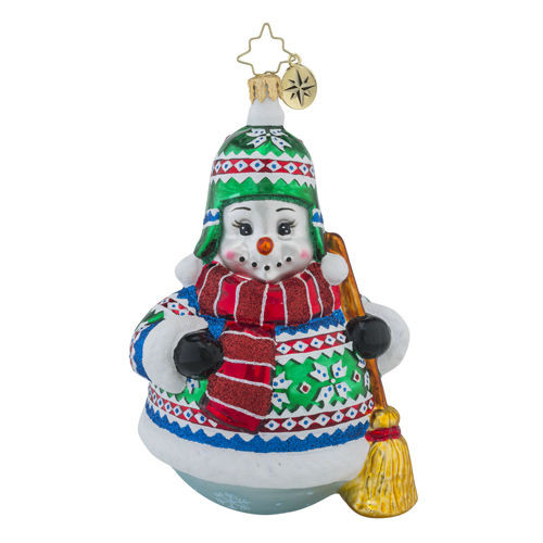Snowy Sweaterman Ornament by Christopher Radko