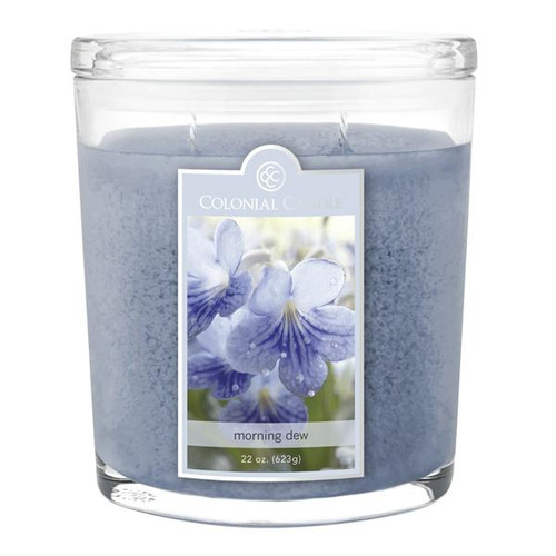 Morning Dew 22 oz. Oval Jar Colonial Candle