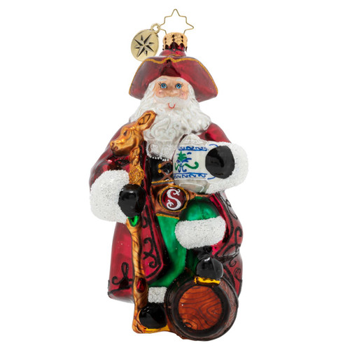 A Keg For Kris Kringle Ornament by Christopher Radko -