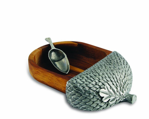 Acorn Nut Bowl with Scoop by Vagabond House
