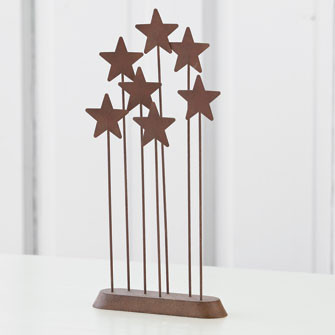 Metal Star Backdrop Nativity by Willow Tree
