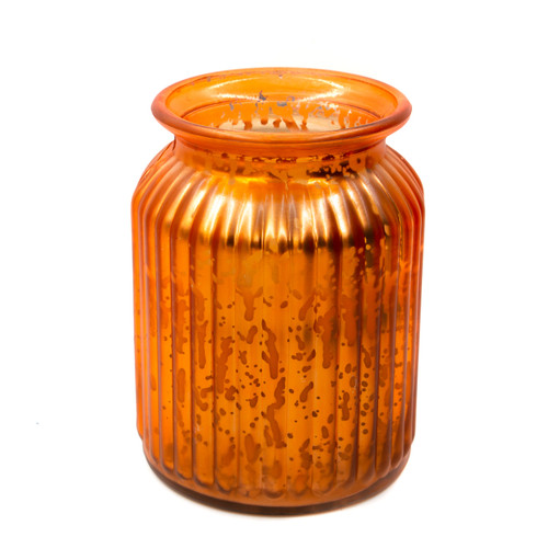 Orange Harvest Spice 24 oz. Gilded Glass Large Jar Swan Creek Candle
