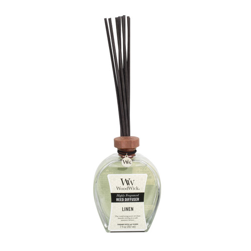 WoodWick Candles Linen 7 oz. Reed Diffuser
