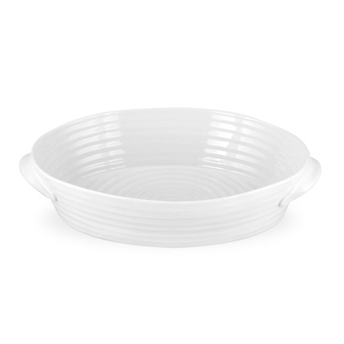 Sophie Conran White Medium Handled Oval Roasting Dish by Portmeirion