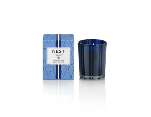 Blue Garden 2 oz. Votive Candle by NEST