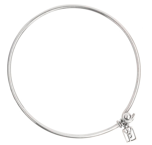 Sterling Silver Wire Bangle by Waxing Poetic