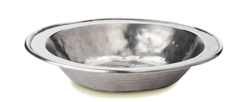 Large Rimmed Bowl by Match Pewter
