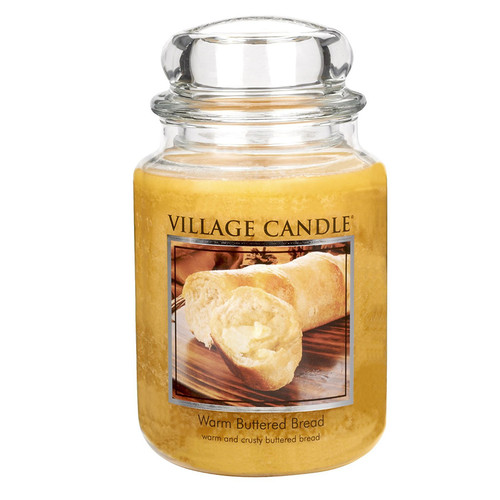 Warm Buttered Bread 26 oz. Premium Round by Village Candles