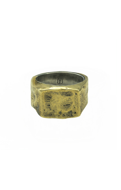 Dark Oxy Square Ring (Size 12) by Waxing Poetic