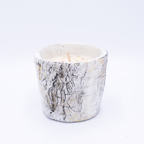 Cherry Almond Buttercream White Woods Pottery Birch Small Round Pot Swan Creek Candle