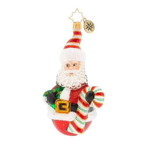 Roly-Poly Claus Ornament by Christopher Radko