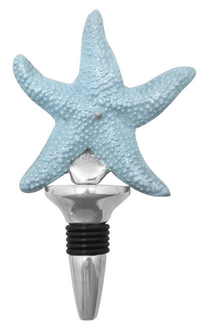 Blue Starfish Bottle Stopper by Mariposa