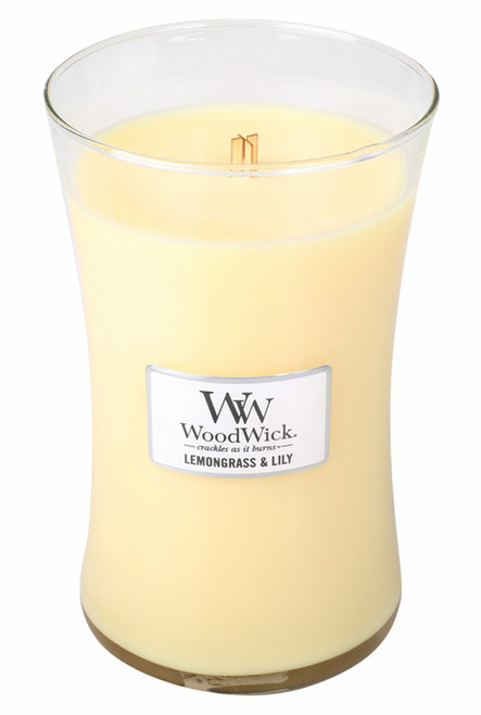 WoodWick Candles Lemongrass & Lily 22 oz. Jar Candle