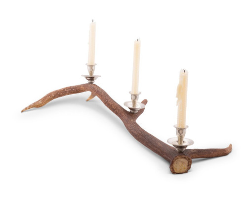 Antler Resting Elk Table Candlestick by Vagabond House